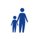 famille bleu